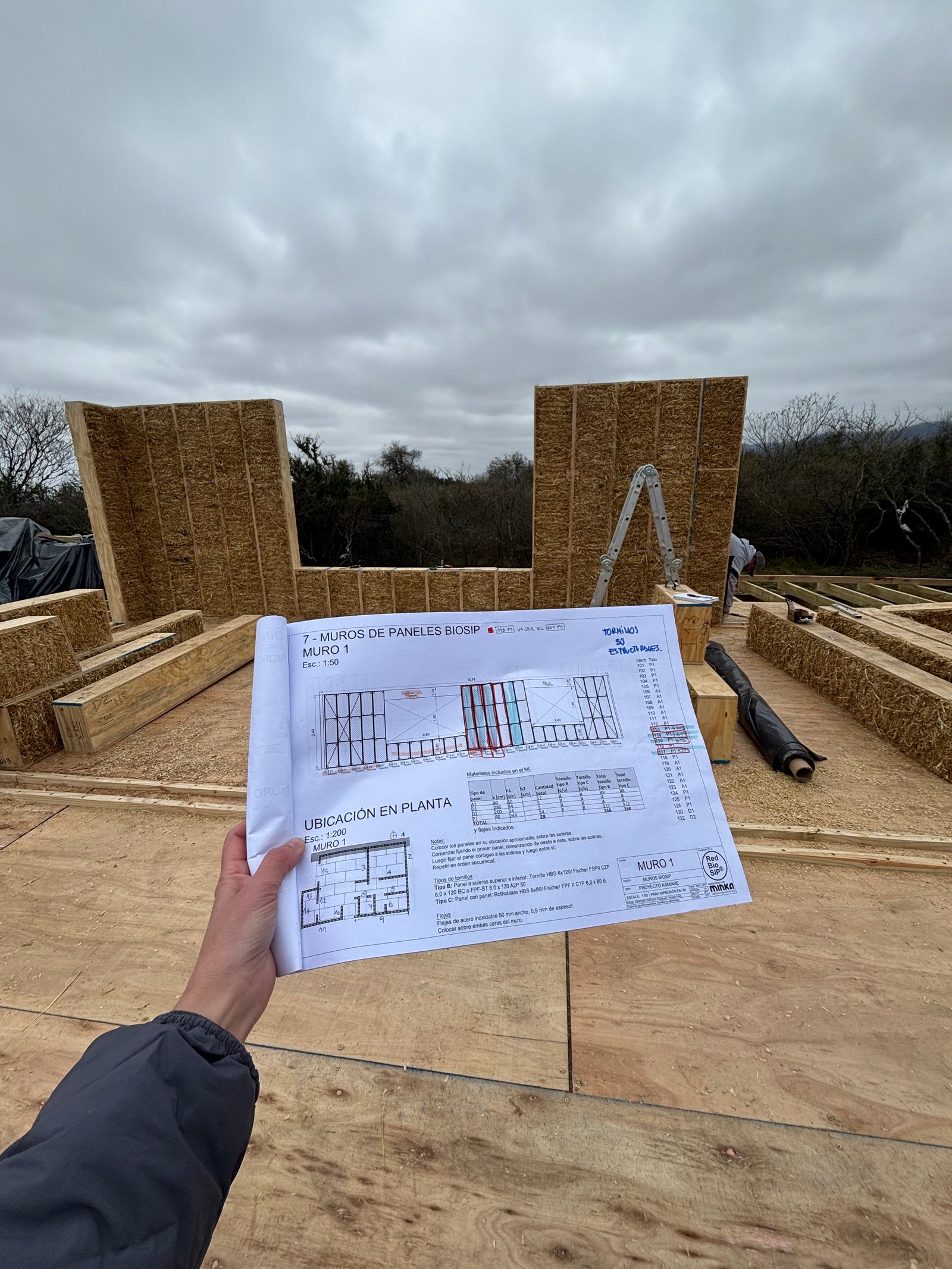 Obra Kamiare construida con el sistema BioSIP® — agosto 2026