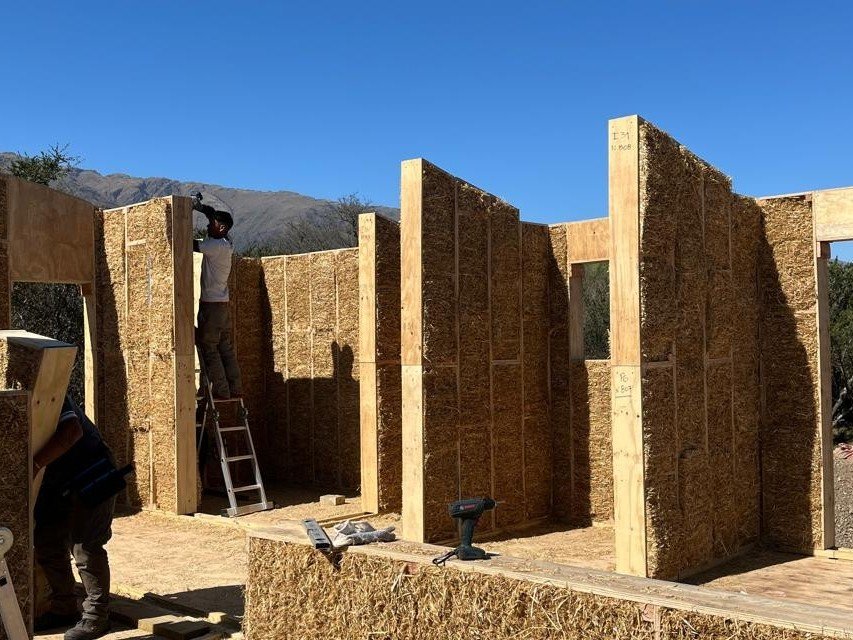 Casa construida con el sistema BioSIP® en Merlo, San Luis